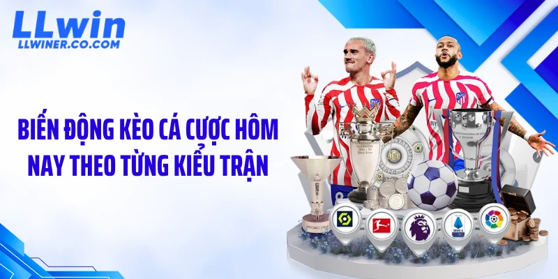 Biến động kèo cá cược hôm nay theo từng kiểu trận